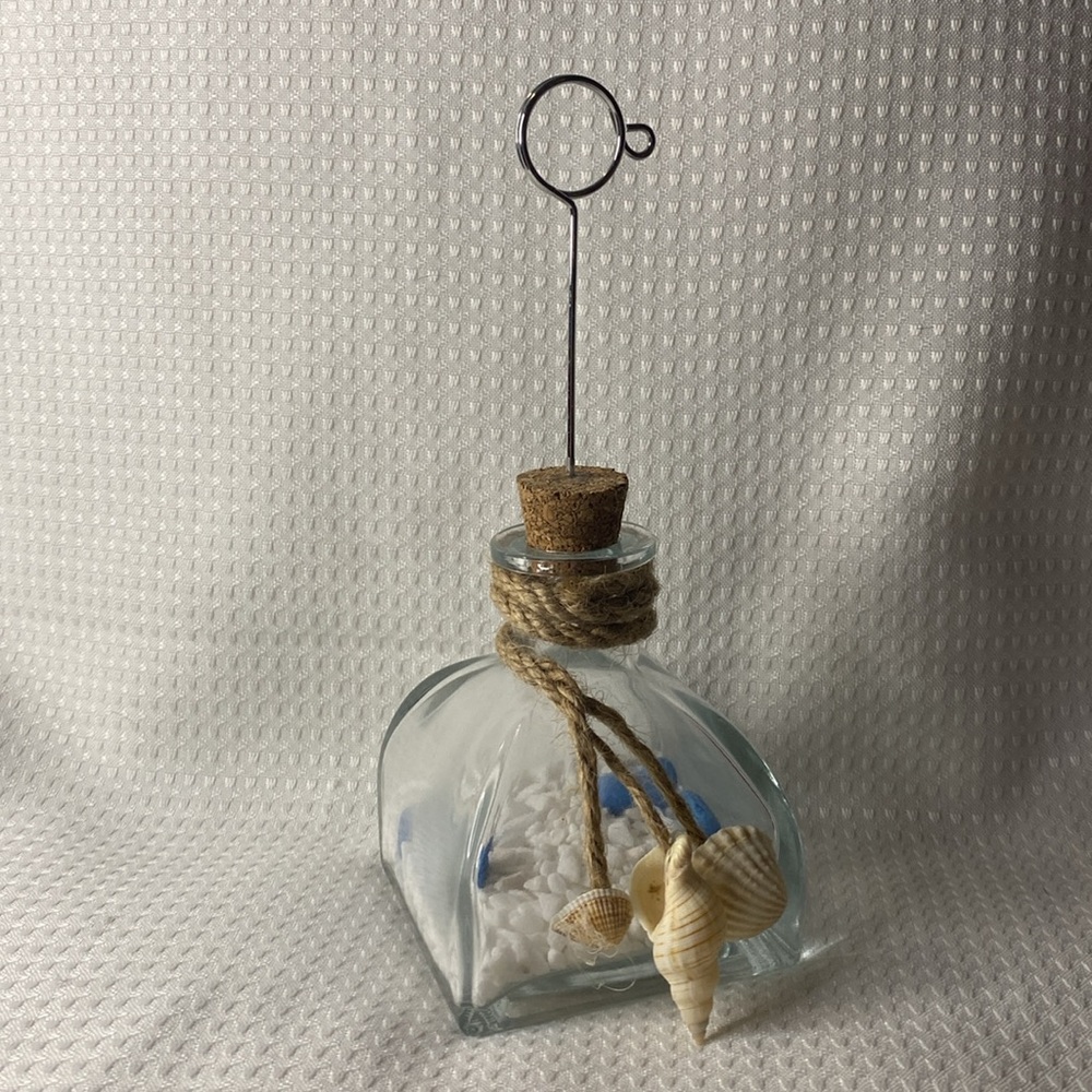 A Beachy Framed Print and Glass Photo Holder Decor Set - Picture 4 of 5